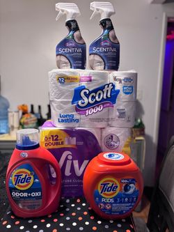 Household Cleaning & Laundry Bundle(50$$$)