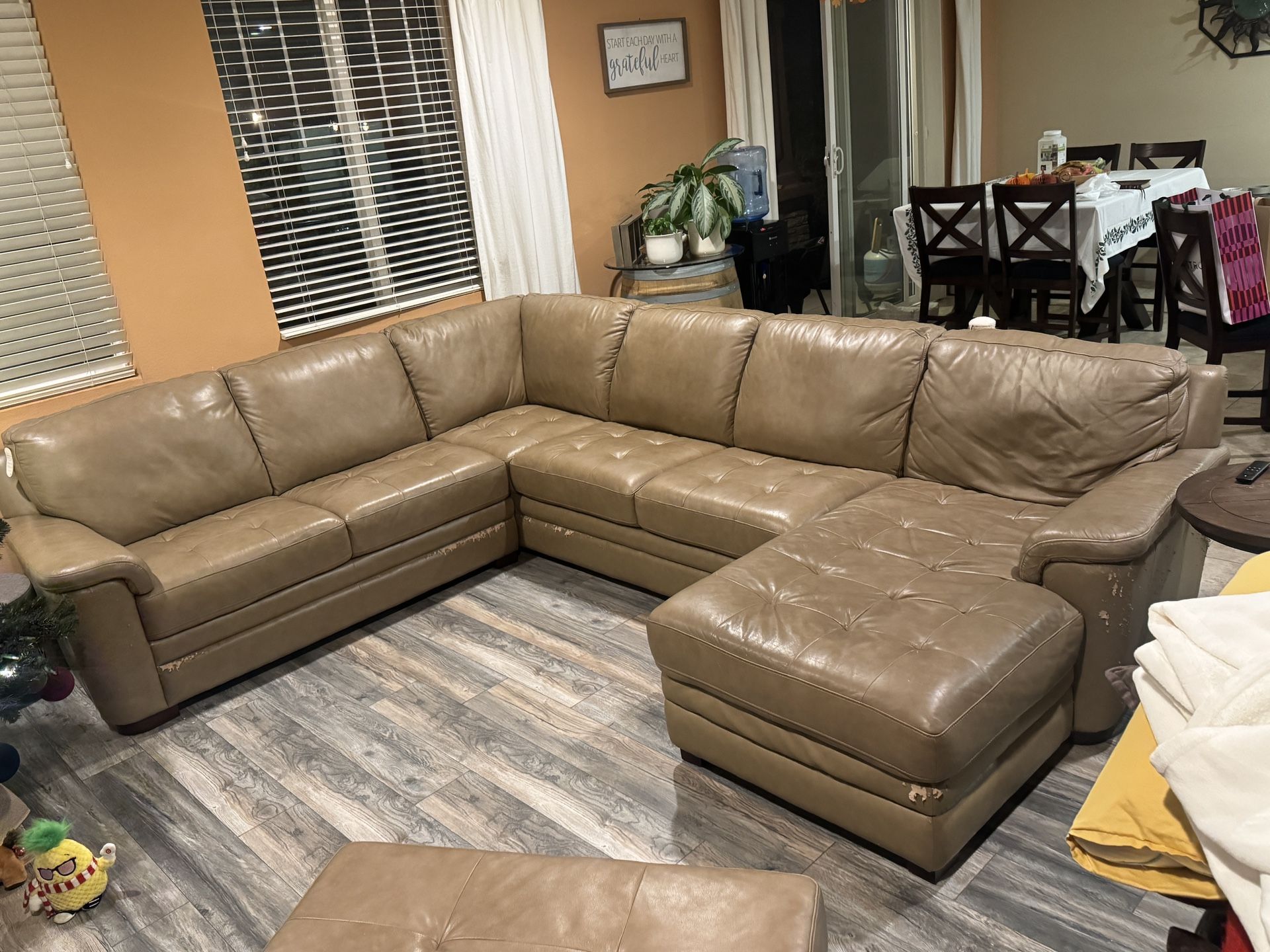 Leather Couch 2 piece set
