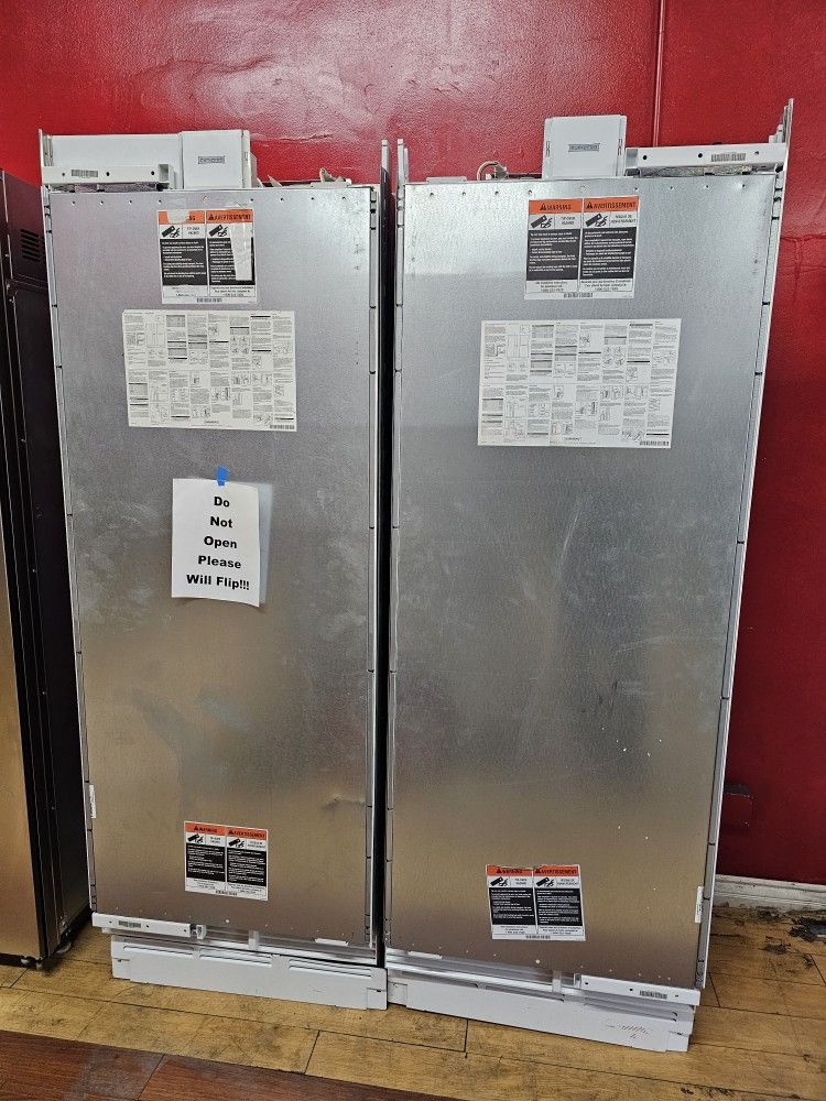 Sub-Zero 60" IC30RIDRH 30" Refrigerator, IC30FILH 30" Freezer Columns