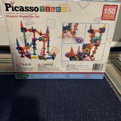 picasso tiles magnetic marble run 150 piece set