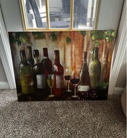 Large wine painting