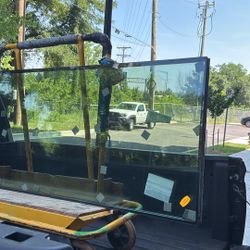 Temp Clear Glass Windows 