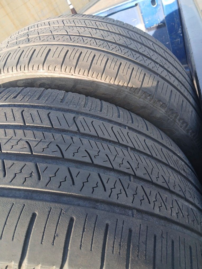 275/45R20 Pirelli Scorpion AS Plus 3 Tires (2) 50% Tread 