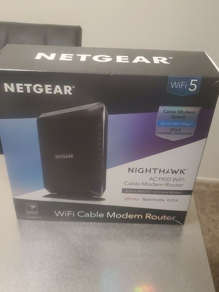 Netgear Nighthawk AC1900 WiFi Modem/Router