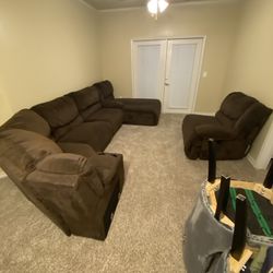 Large Brown Couch
