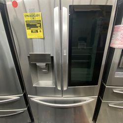 LG Counter Depth French Door Insta View Fridge Stainless Steel