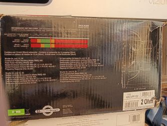 12 " subwoofer user works perferct
