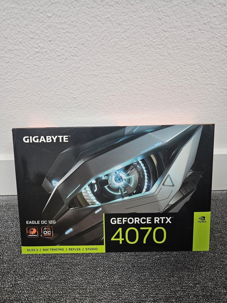 Like New Gigabyte Windforce OC Nvidia RTX 4070 12GB Gaming Video Card For Custom PC Desktop