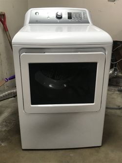 GE 7.4-cu ft Electric Dryer (White) ENERGY STAR 2018
