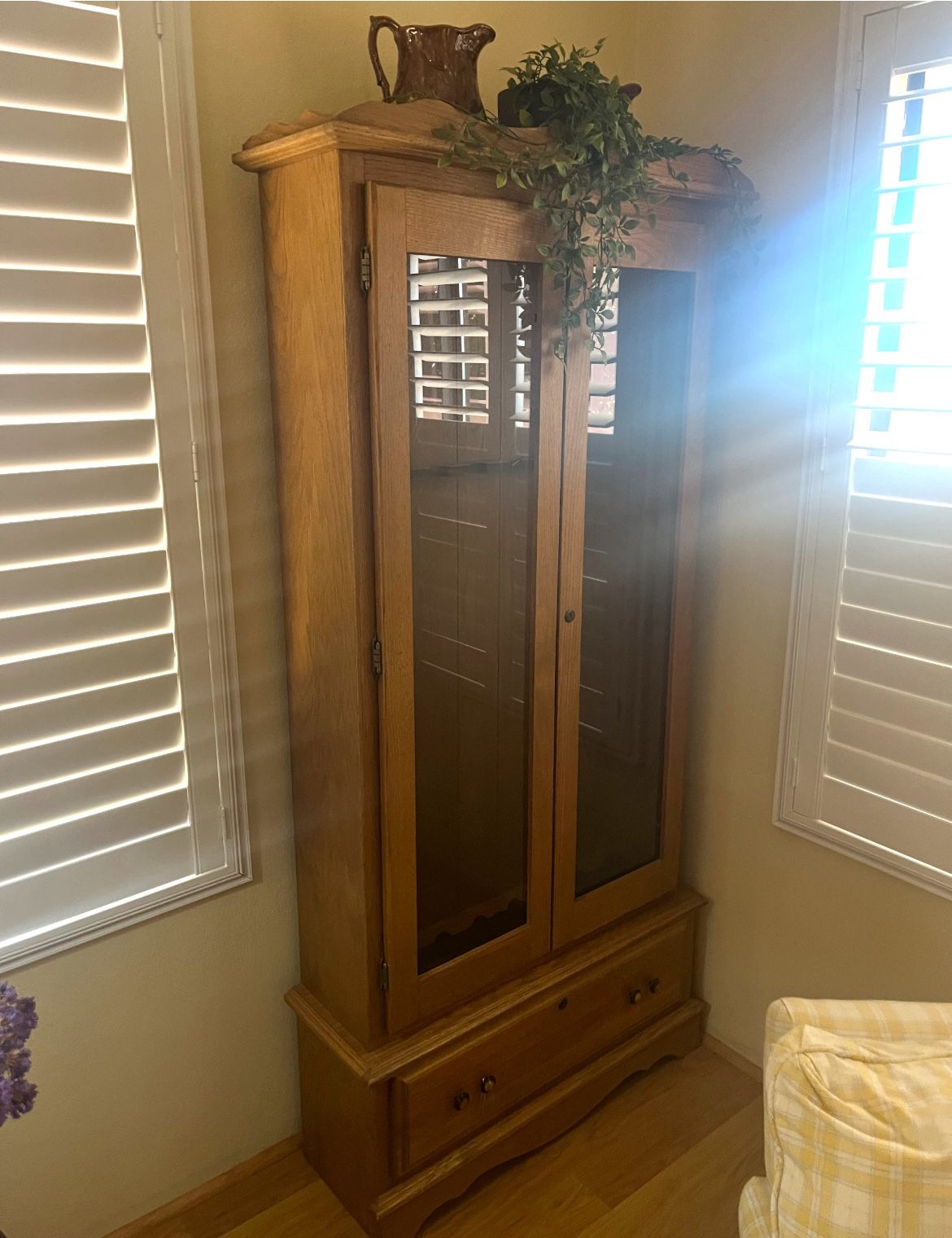 Antique Rifle Cabinet