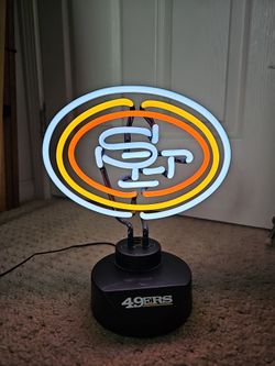 49ers neon sign lamp