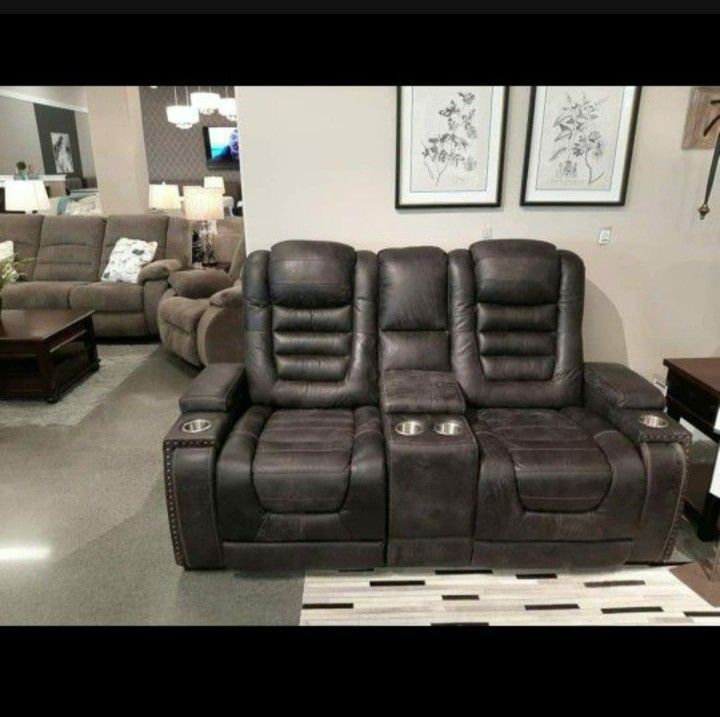 Game Zone Bark Power Reclining Sofa ⭐ Couch 1519