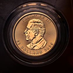 2025 1oz Gold Canadian Maple Leaf!