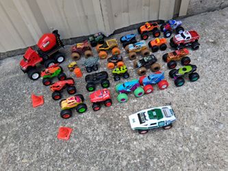 Little monster trucks