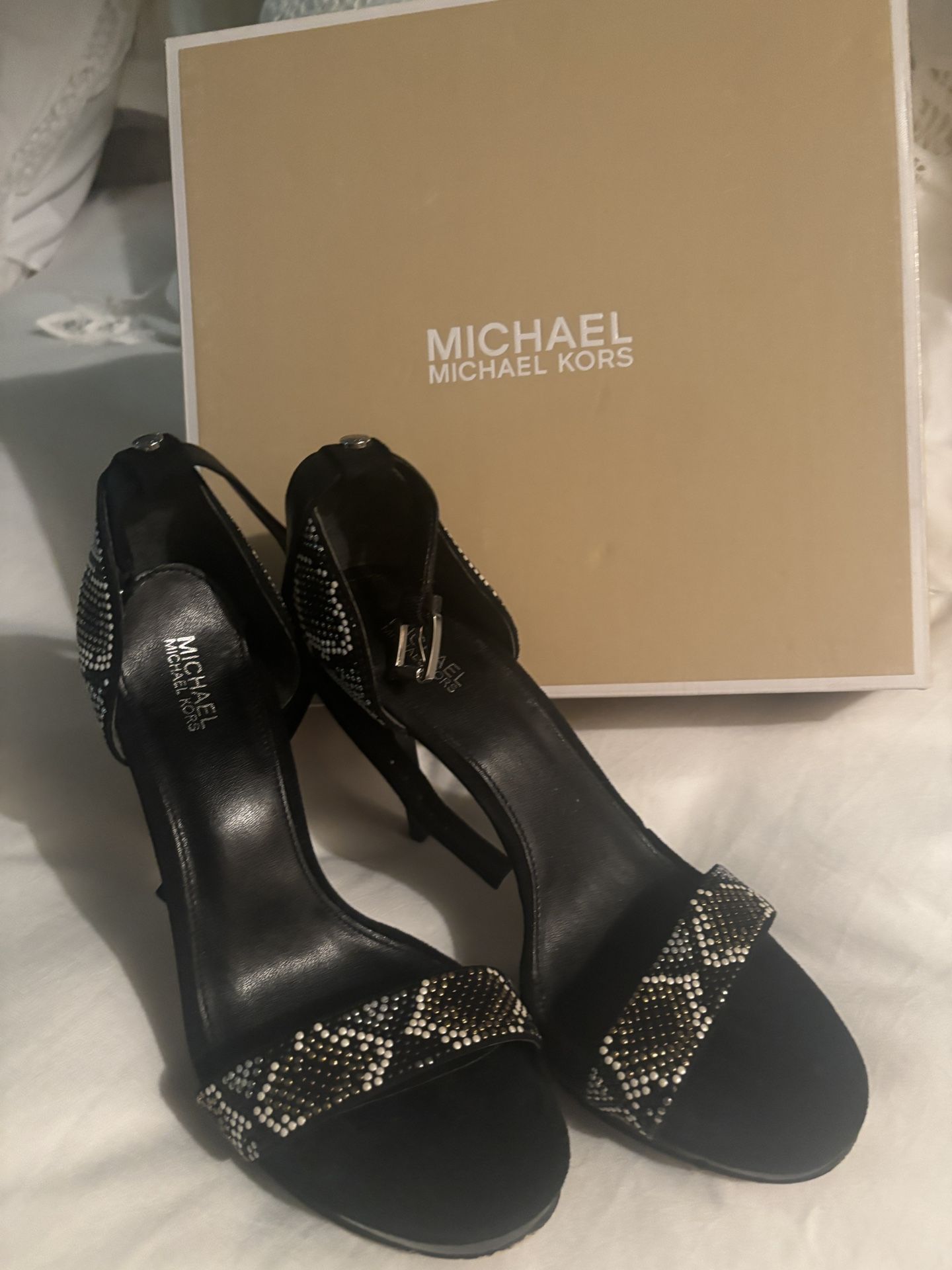 Michael Kors Leather Black Leather
