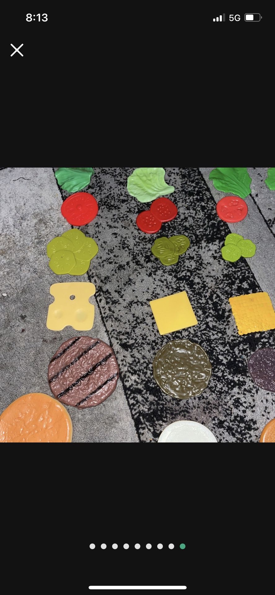 Play Cheese Burgers An Chips Set All $6