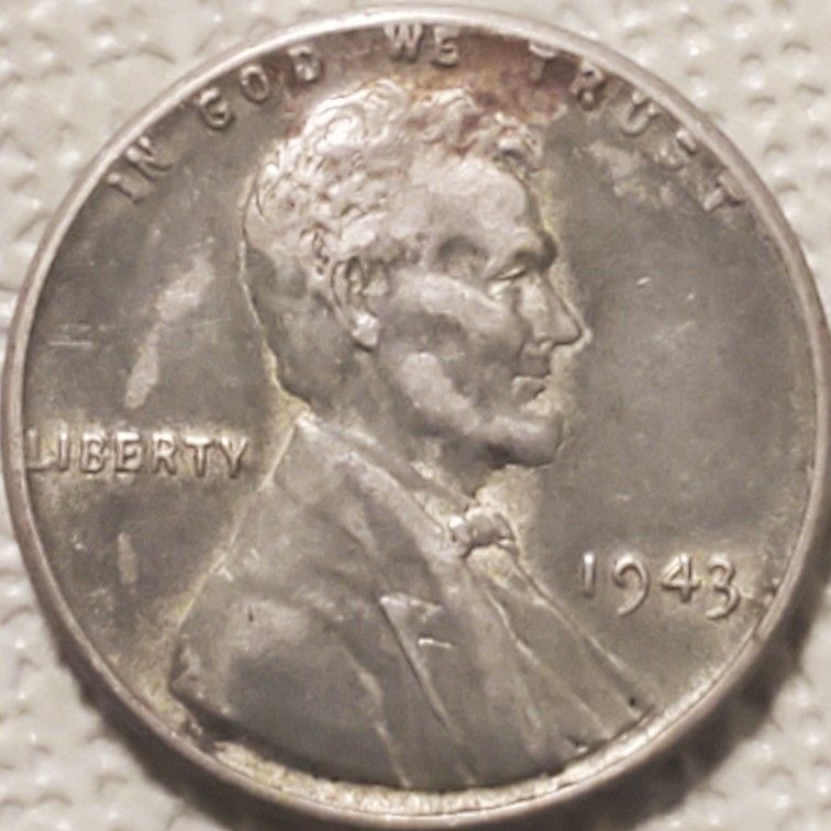 78 Year Old 1943 STEEL WHEAT PENNY