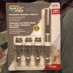 Pressure Washer 4in1 Nozzle Kit Fits All Pressure Wasshers