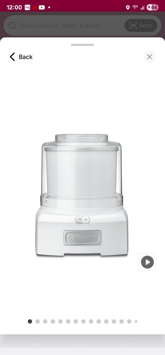Cuisinart Ice Cream Maker