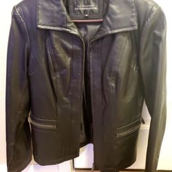 Like New - Womens Leather Jacket (Small)