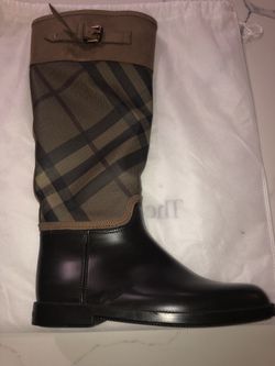 Brand new authentic Burberry rain boots
