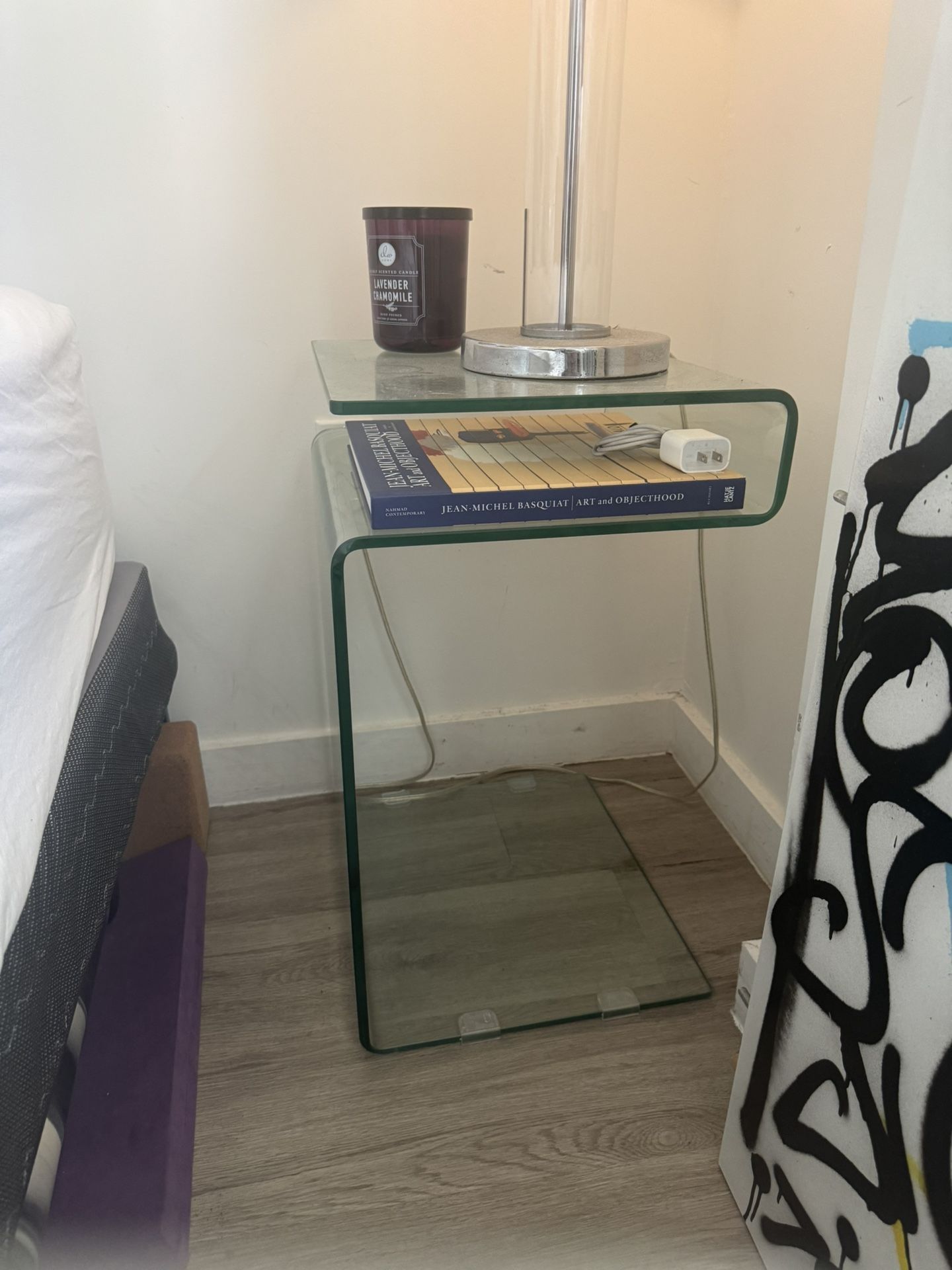 Glass Side Table