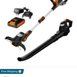 Scotts Cordless String Trimmer and Blower with 2.0 Ah Battery and Fast Charger LCPK02020S - 20V
