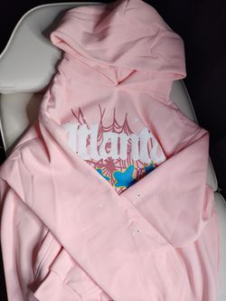 Sp5ders Atlanta Hoodie 'Pink'