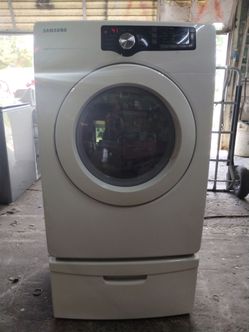 Samsung Electric Dryer with pedestal