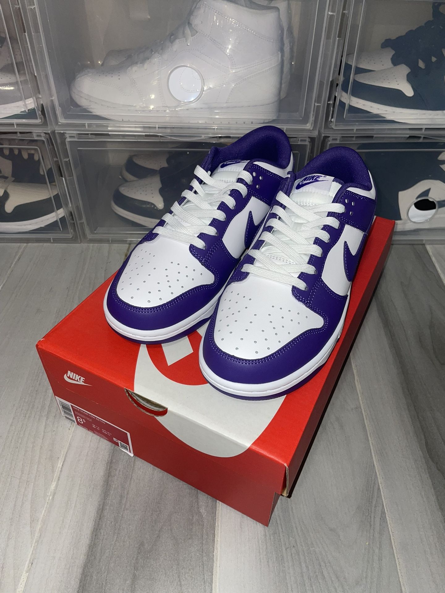 Nike Dunk Low "Championship Court Purple " - SIZE:8.5 M