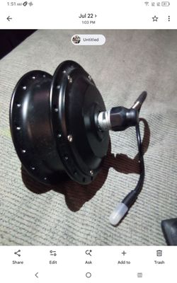 E-Bike Motor with cord