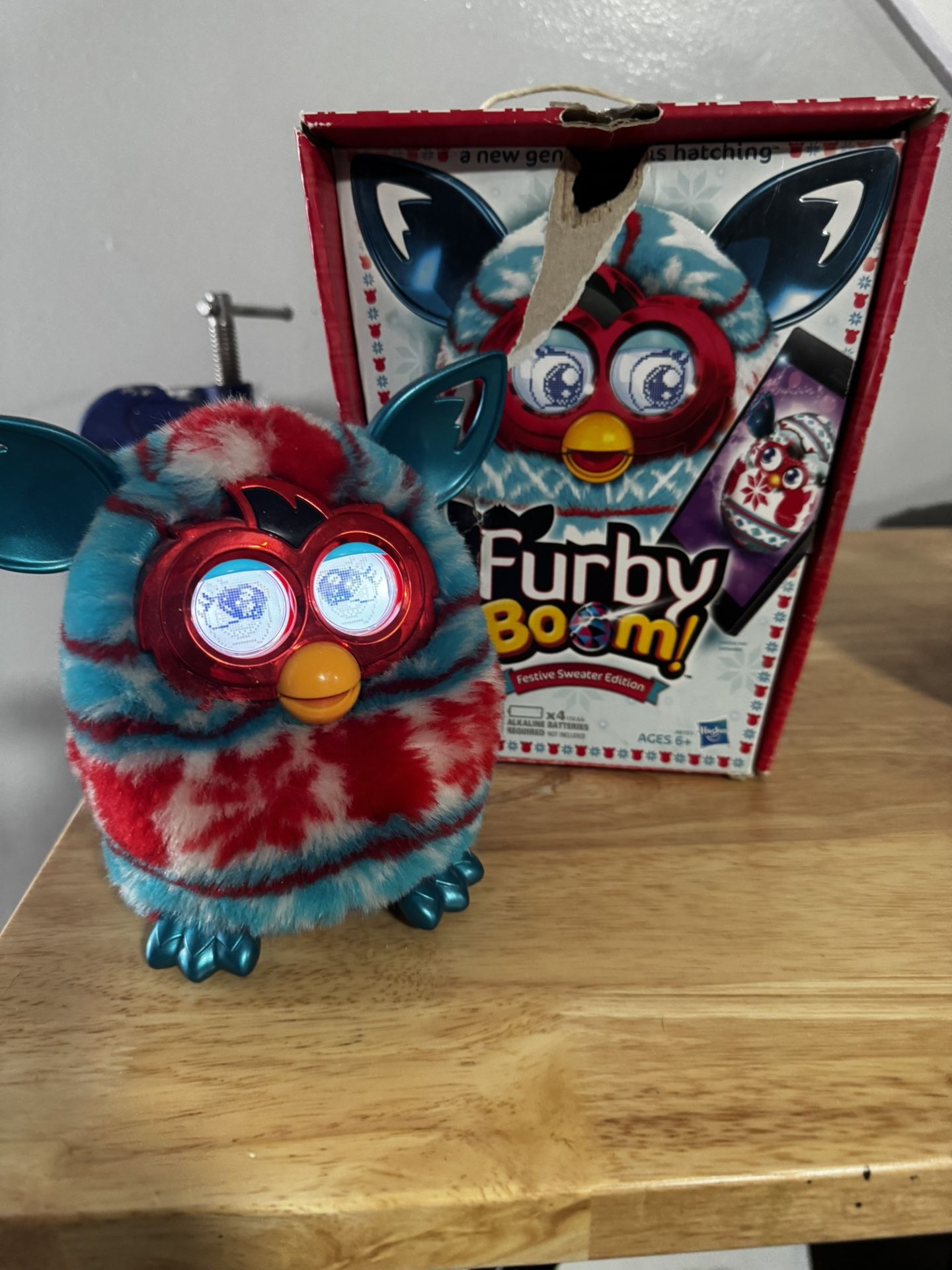 Vintage Xmas Sweater Furby
