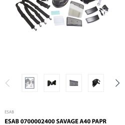 ESAB 0(contact info removed)00 SAVAGE A40 PAPR Welding Helmet Kit