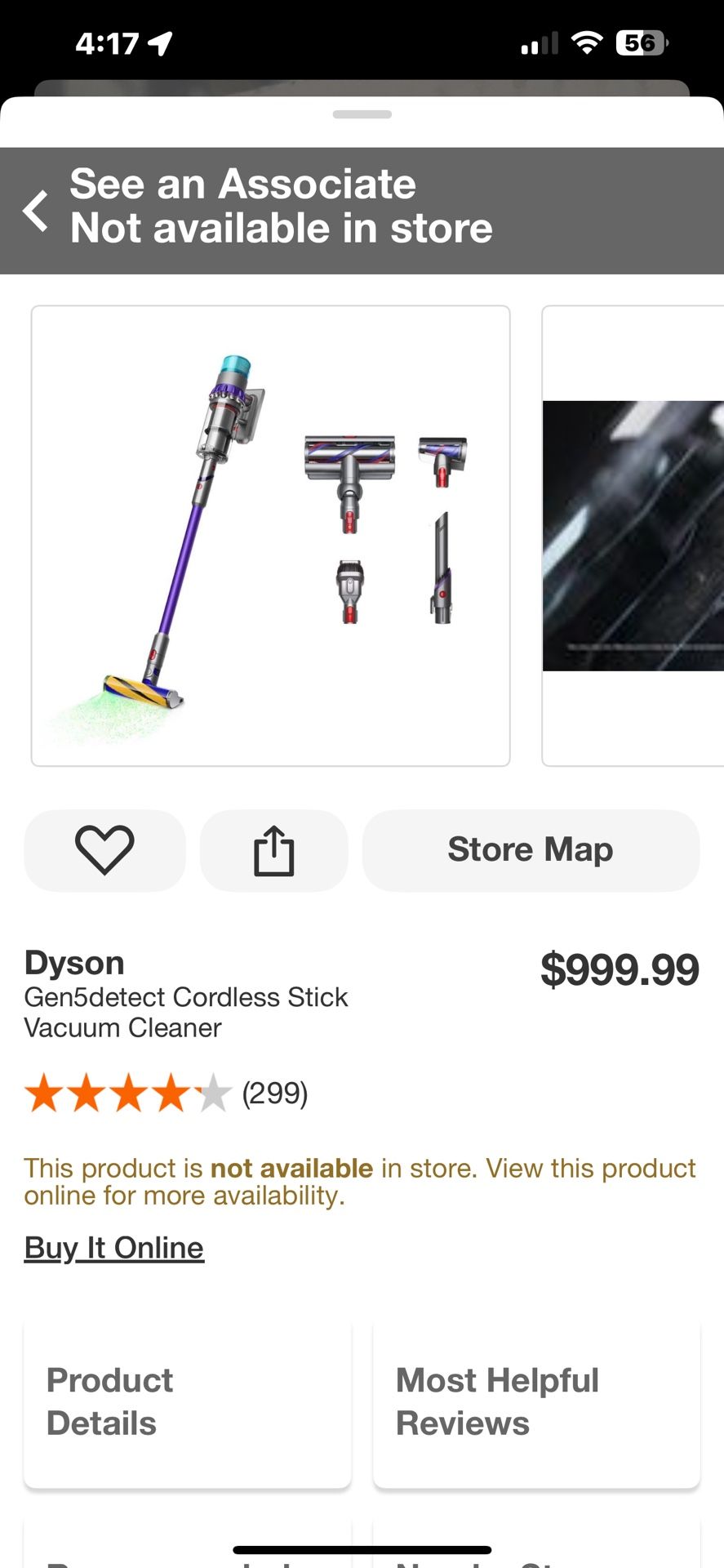 Dyson Gen5detect Cordless Stick Vacuum Cleaner