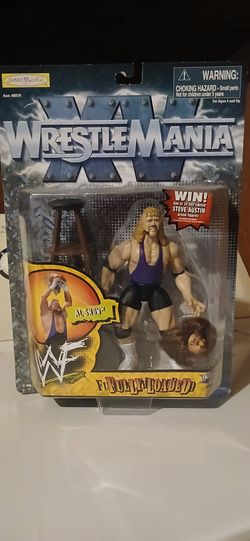 WWF Wrestlemania XV Al Snow Action Figure with Slammin' Stool and Head