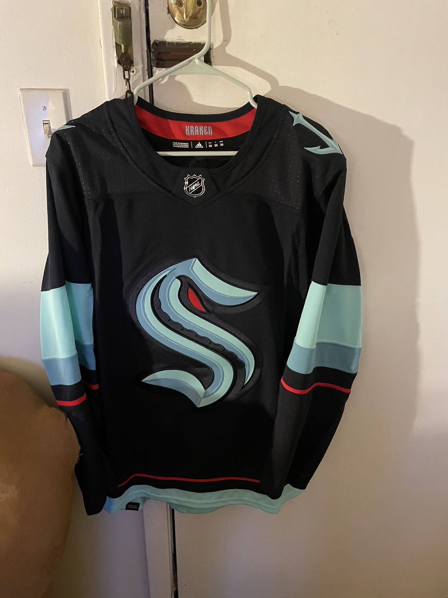 Seattle Kracken Adidas Men’s NHL Jersey 50