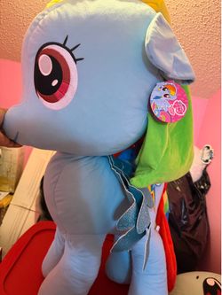 Large Rainbow Dash plush