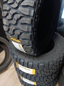 New set of tires 35 1250 20 lt aplus mt