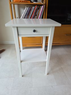 White nightstand