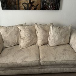 Sofa and Arm Chair