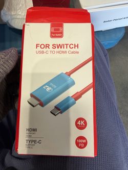 Nintendo Switch USB-C to HDMI Cable