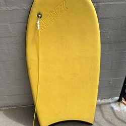 Old School OG Vintage Morey Boogie Board Mach 7-7 Bodyboard with leash