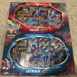 Pokemon Zacian V-Union & Greninja V-Union Special Collections NEW Sealed SELL/TRADE