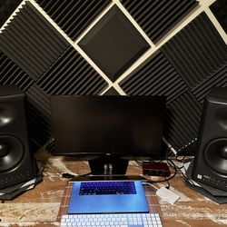 PAIR OF JBL LSR4328P Two-Way 8" Bi-Amplified Studio Monitor Speakers GC