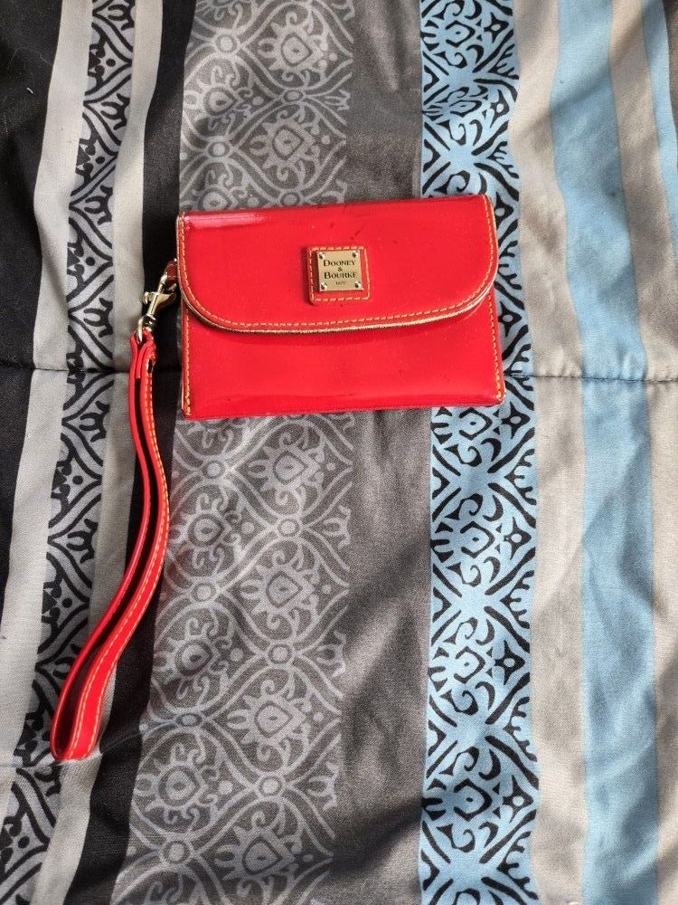 Dooney & Bourke Red Wallet Wristlet