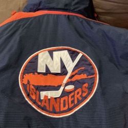 New York Islanders Vintage Logo Athletic Jacket 90’s