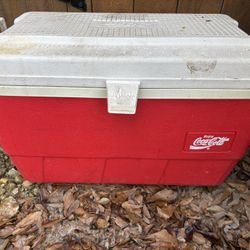 Vintage Coca Cola Igloo Cooler