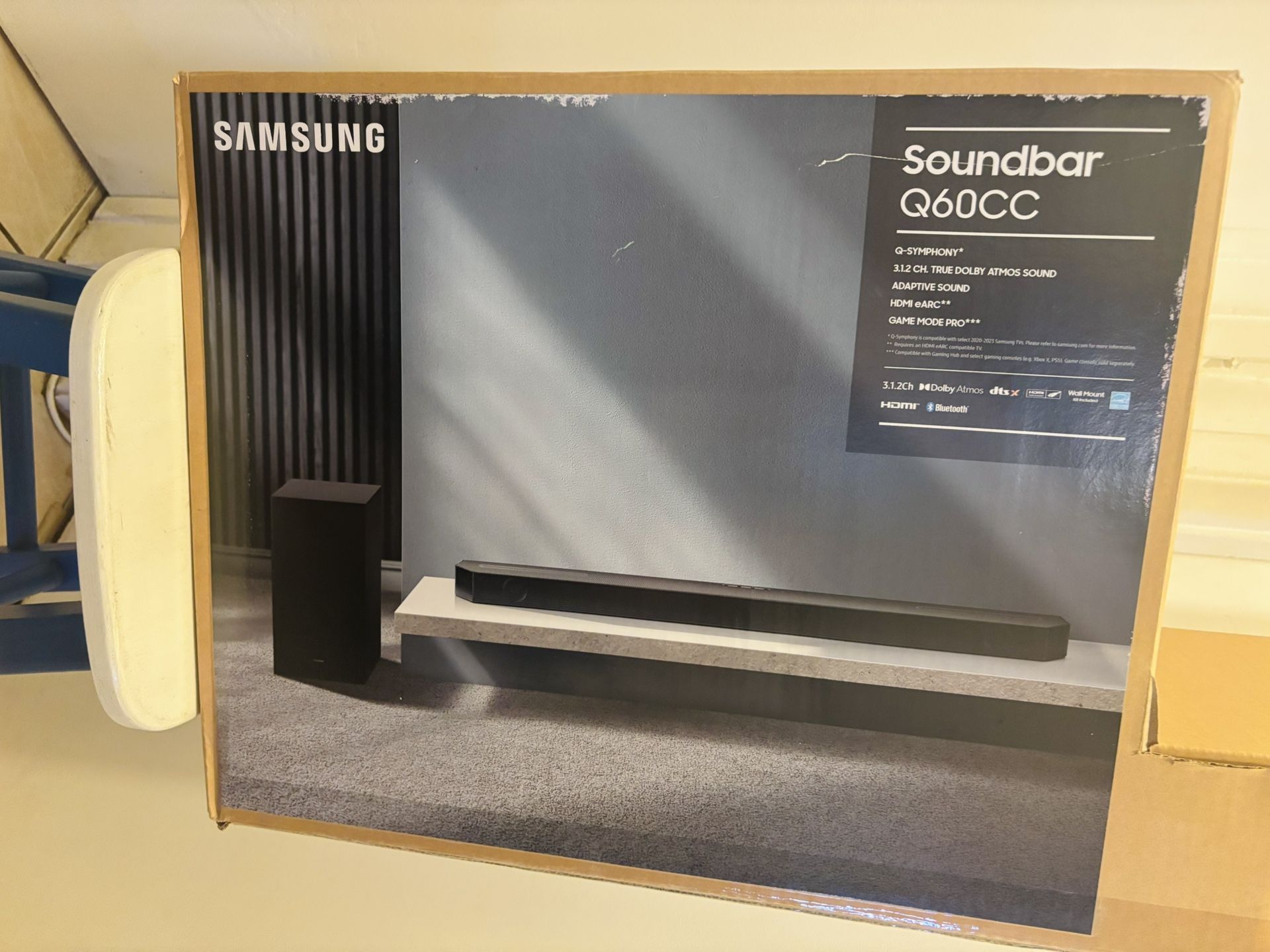 Samsung HW-Q60CF 3.1 Ch Premium Soundbar System – 340W Power | Dolby Audio, DTS Virtual:X, Bluetooth