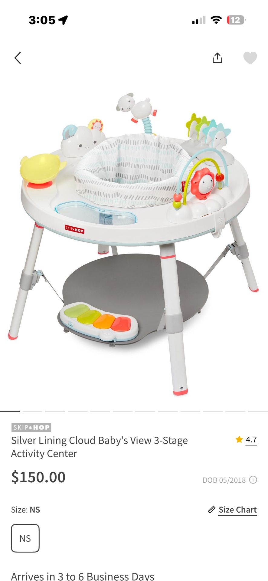 Skip hop Activity center