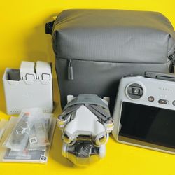 DJI Mini 4 Pro + Fly More Combo + RC 2 Screen Remote • 3 Batteries • Case